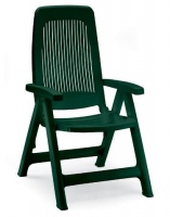 Кресло-шезлонг Scab ELEGANT 5 position зеленое