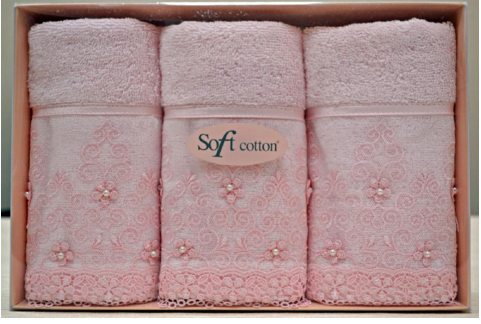 Полотенце Soft Cotton SELEN, 32х50 см, 3 пр.