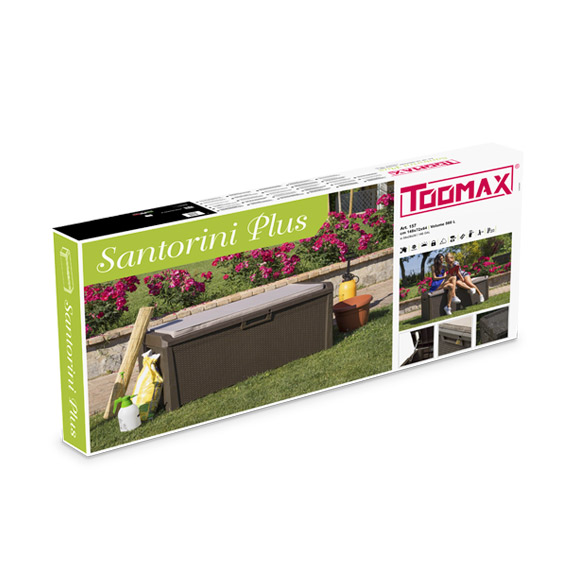 Ящик-сундук пластиковый Toomax SANTORINI Plus