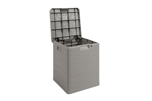 Ящик-сундук пластиковый Toomax MULTIBOX WOODY’S 90, серый