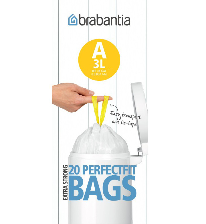 Пакеты для мусора (размер A), Brabantia 311727