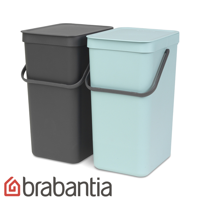 Набор ведер для мусора SORT & GO, 16 л - 2 шт., Brabantia 110023