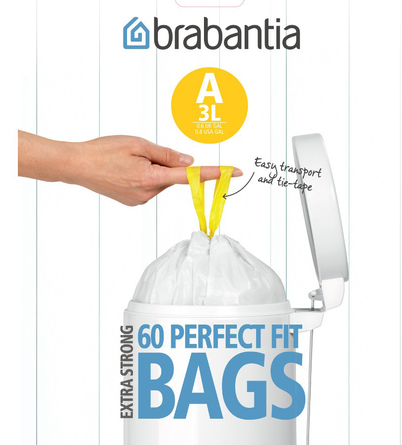 Пакеты для мусора (размер A), Brabantia 348983