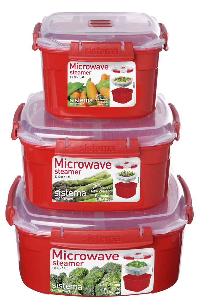 Контейнер для микроволновой печи Sistema Microwave 1,4 л