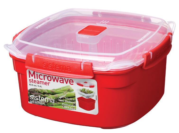 Контейнер для микроволновой печи Sistema Microwave 2,4 л