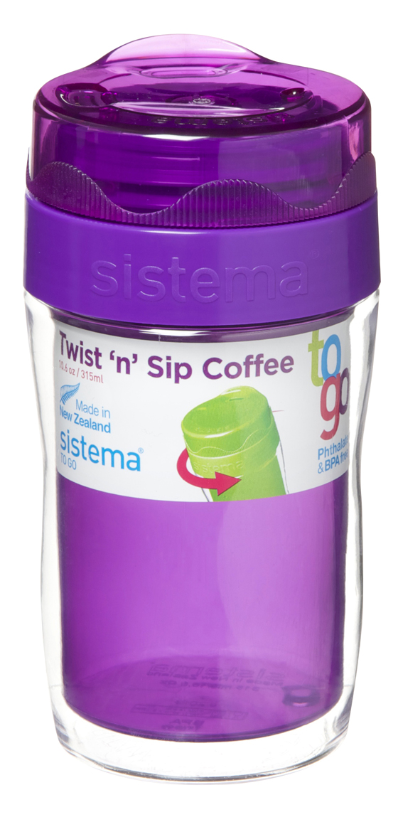 Кружка для кофе Sistema Twist ‘n’ Sip Coffee To Go 0,315 л