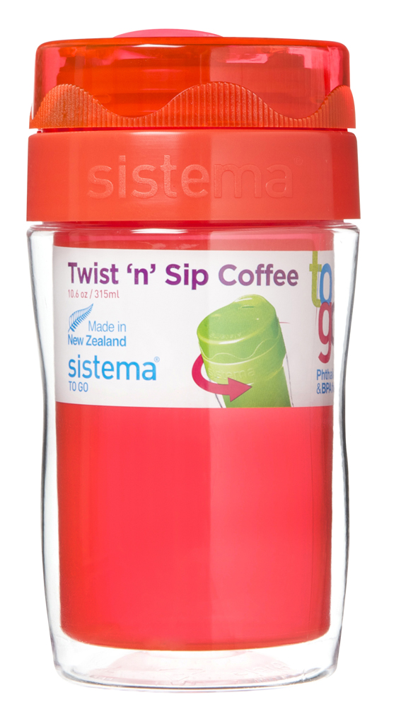 Кружка для кофе Sistema Twist ‘n’ Sip Coffee To Go 0,315 л