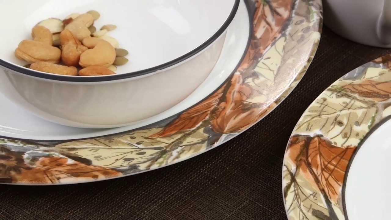 Тарелка закусочная 22 см Corelle IMP - Woodland Leaves, 1109568