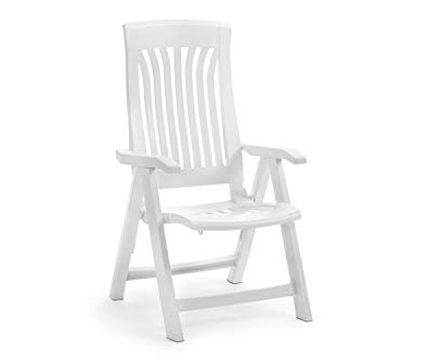 Кресло-шезлонг Nardi FLORA складное белое