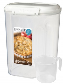Контейнер с мерной чашкой Sistema Bake-It, 3,25 л