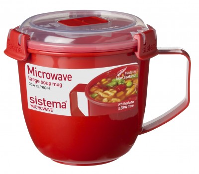 Кружка суповая Sistema Microwave 0,9 л
