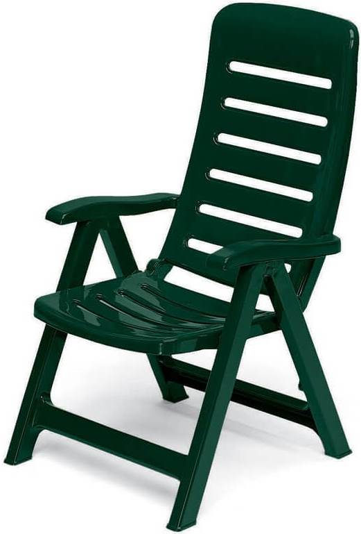 Кресло-шезлонг SCAB Quintilla складное зеленый